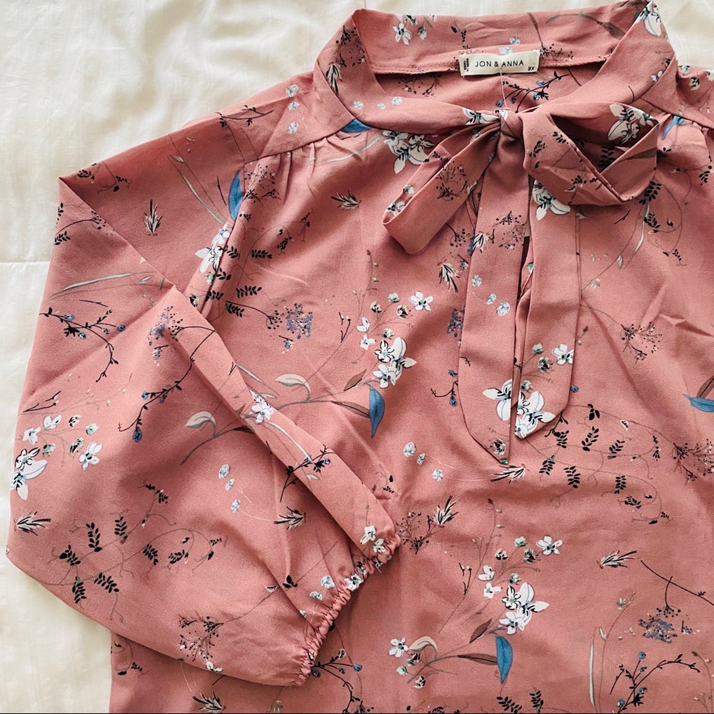 💖NEW💖 Jon & Anna plus size neck tie blouse - Picture 2 of 5